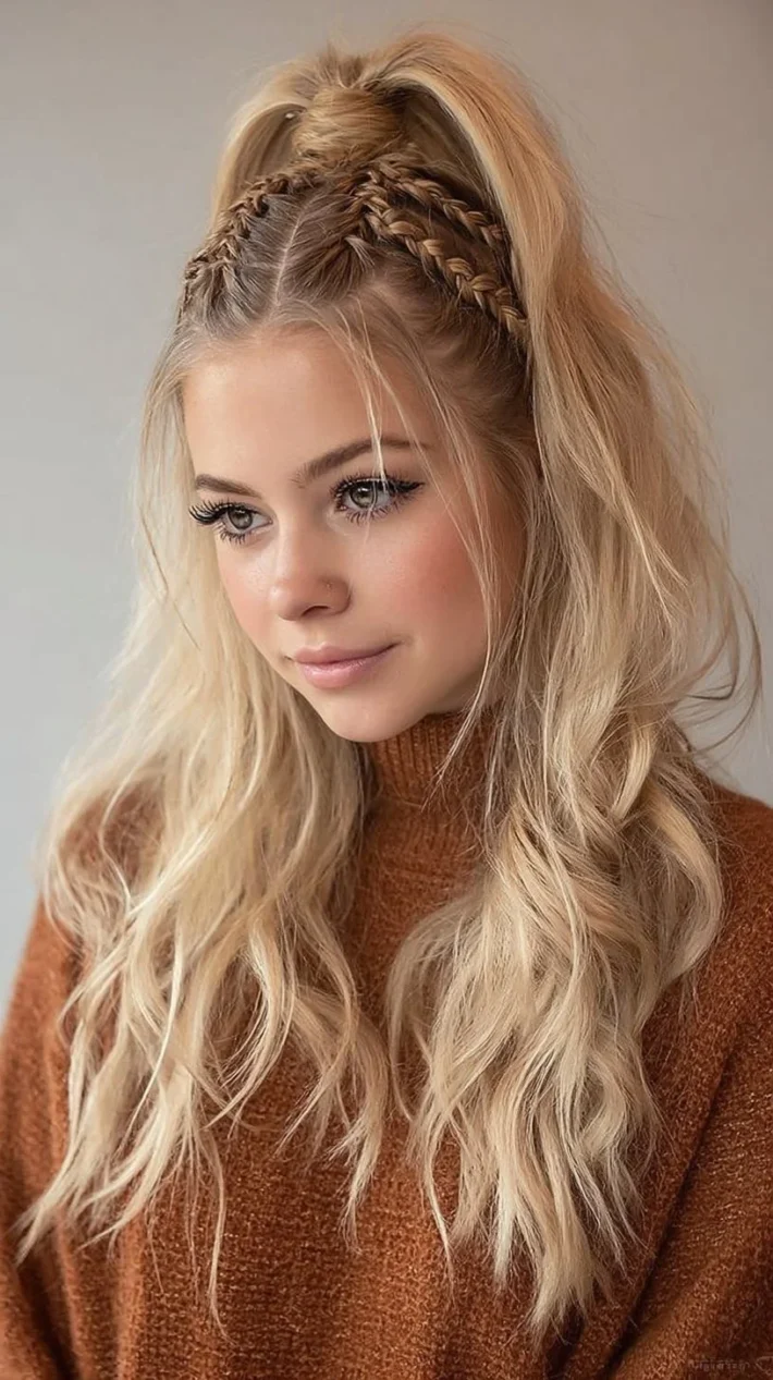 Cute Christmas hairstyles for short and medium-length hair