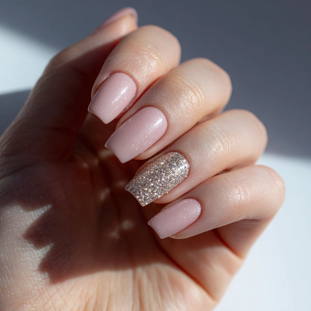 Glitter Accent Nails a Glitter Accent Nails