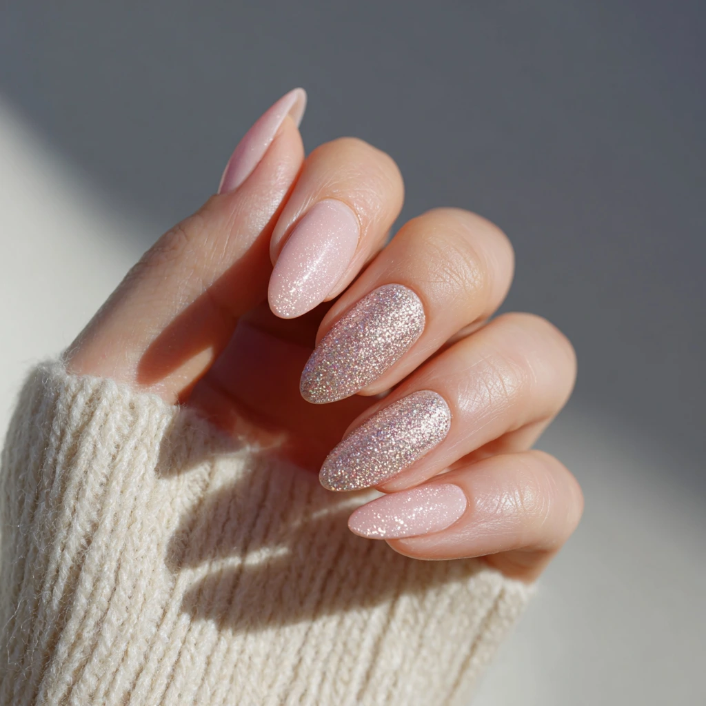 Glitter Accent Nails b Glitter Accent Nails