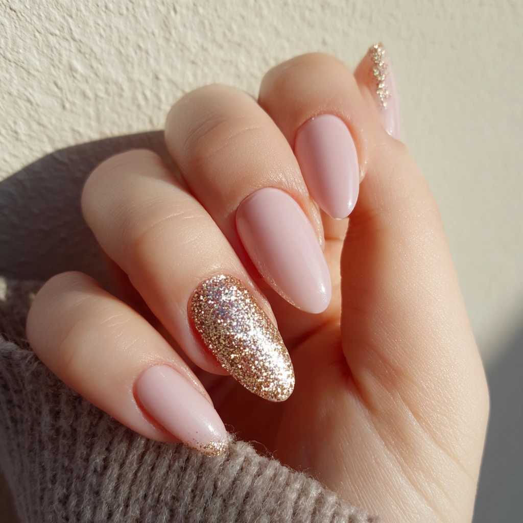 Glitter Accent Nails c Glitter Accent Nails