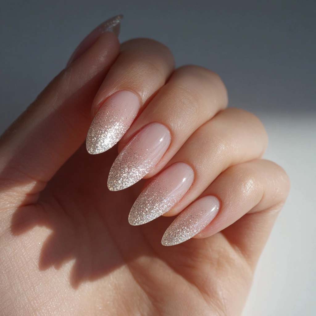 Glitter Ombre Nails B Glitter Ombre Nails