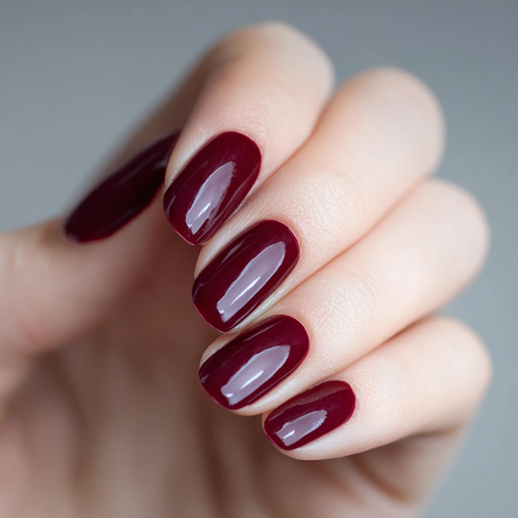 Maroon Nail