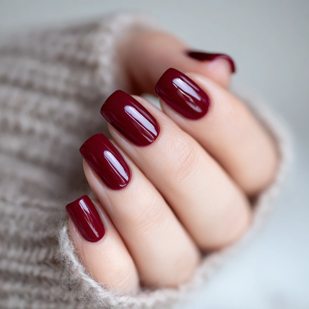 Maroon Nail