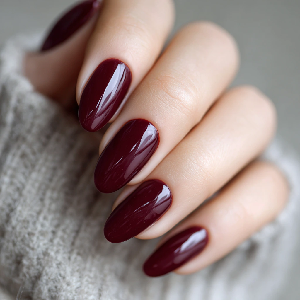Maroon Nail