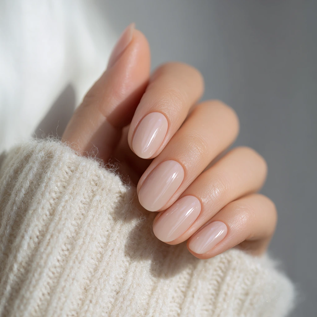 Minimalist Neutral Nails