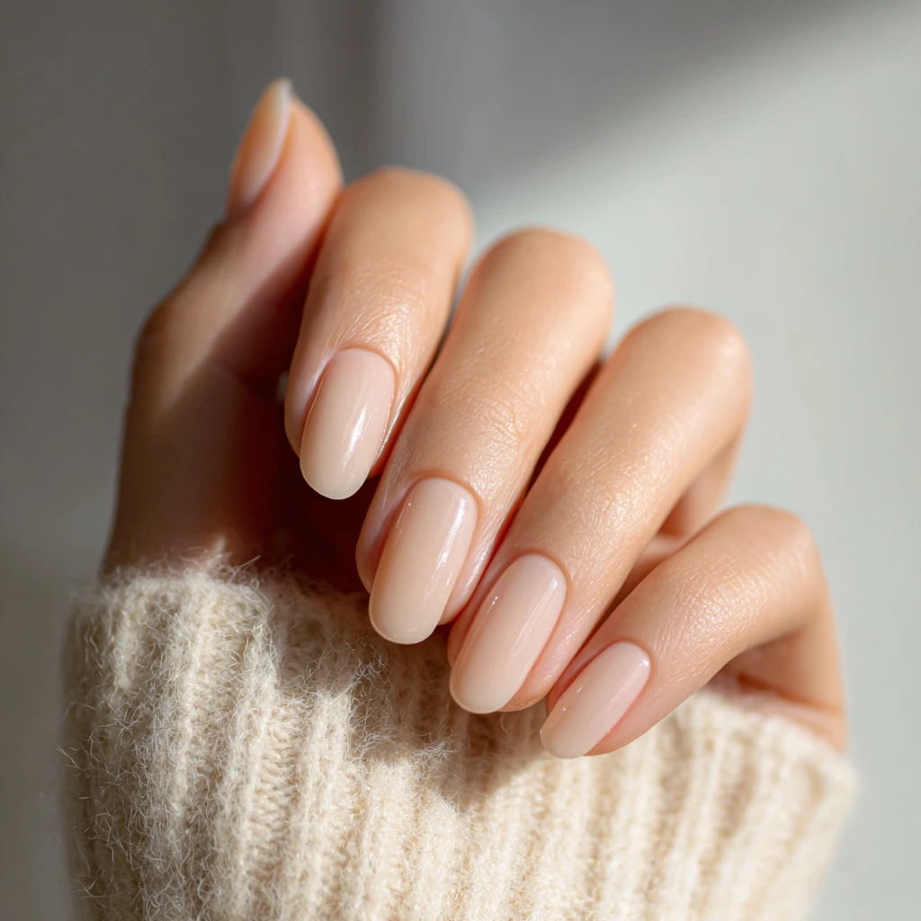 Minimalist Neutral Nails