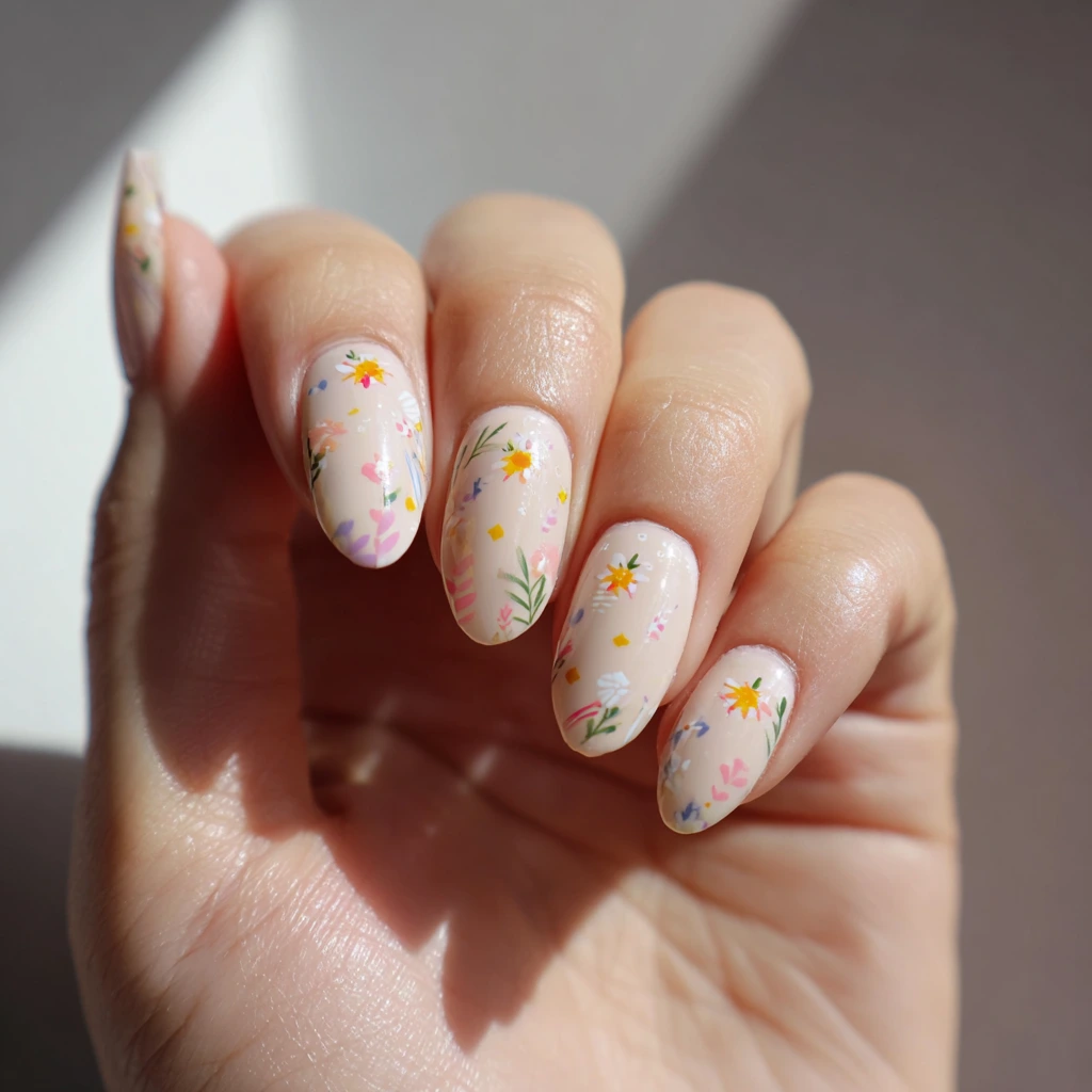 Two-Tone French Tips DIY Nail Art