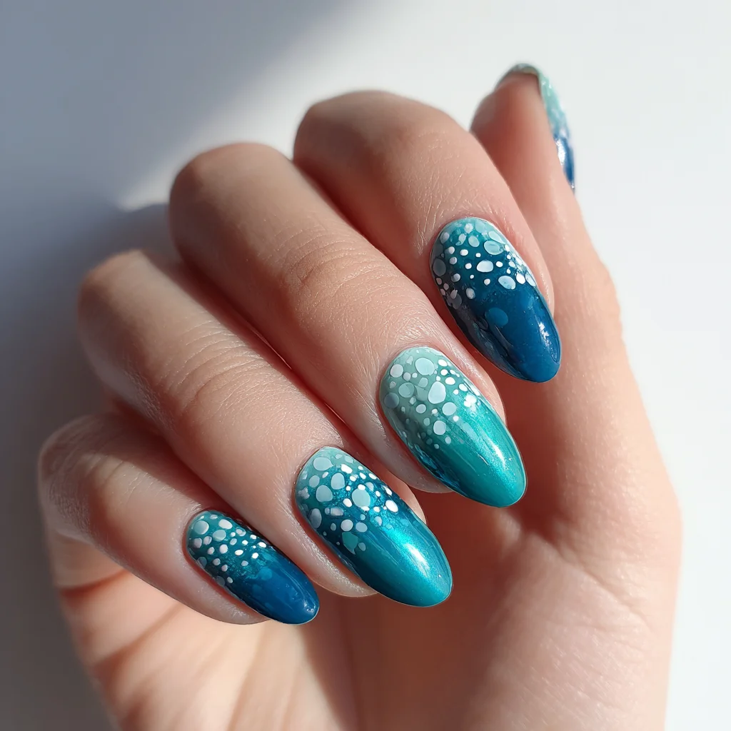 Whale Shark Nail Art b Whale Shark Nail Art