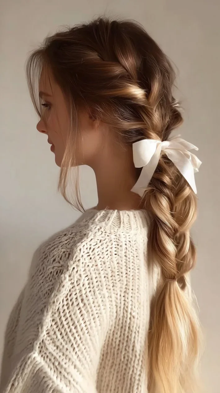 Curly hair styled with cute winter hairstyles for 2025-2026 inspiration