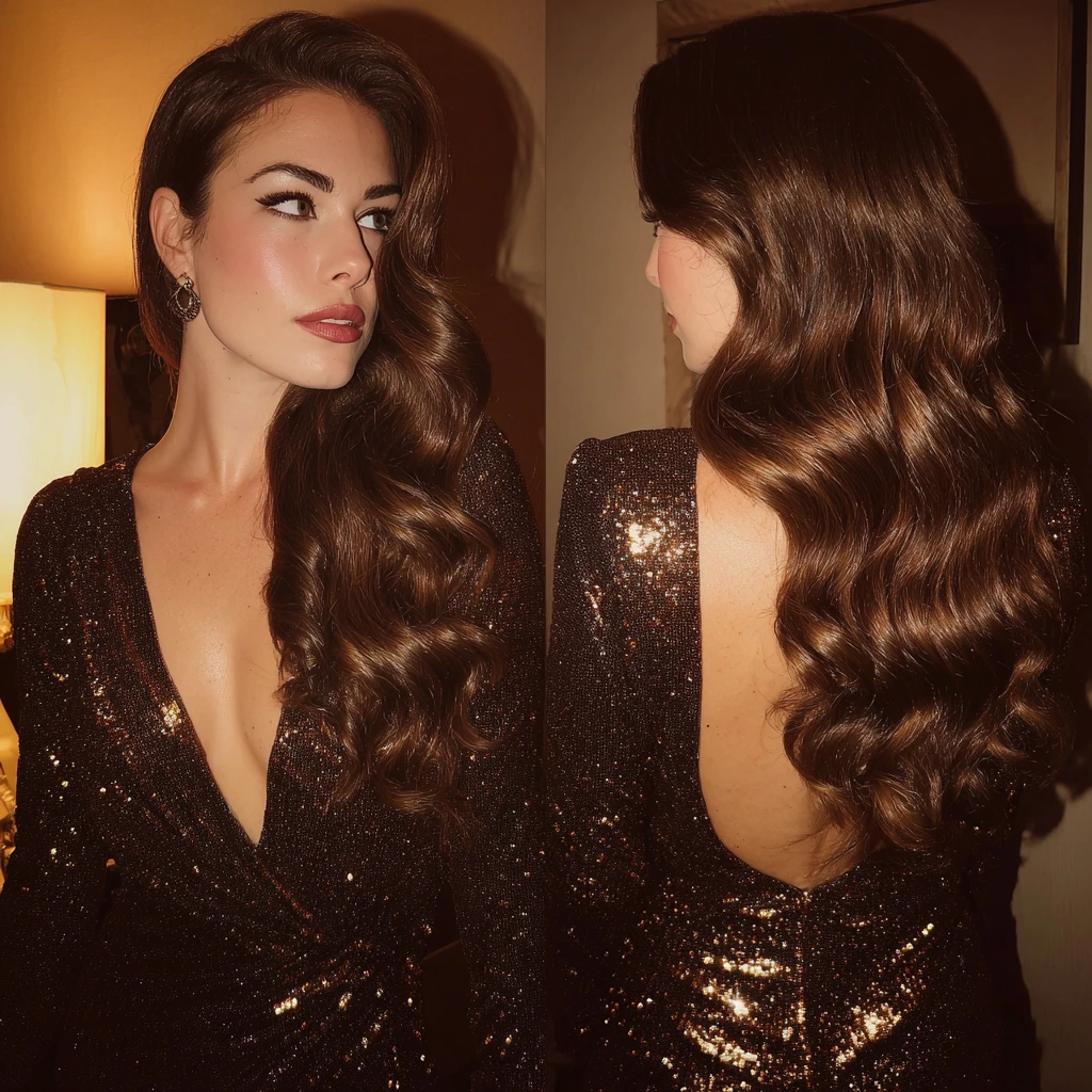 Glam Hollywood Waves