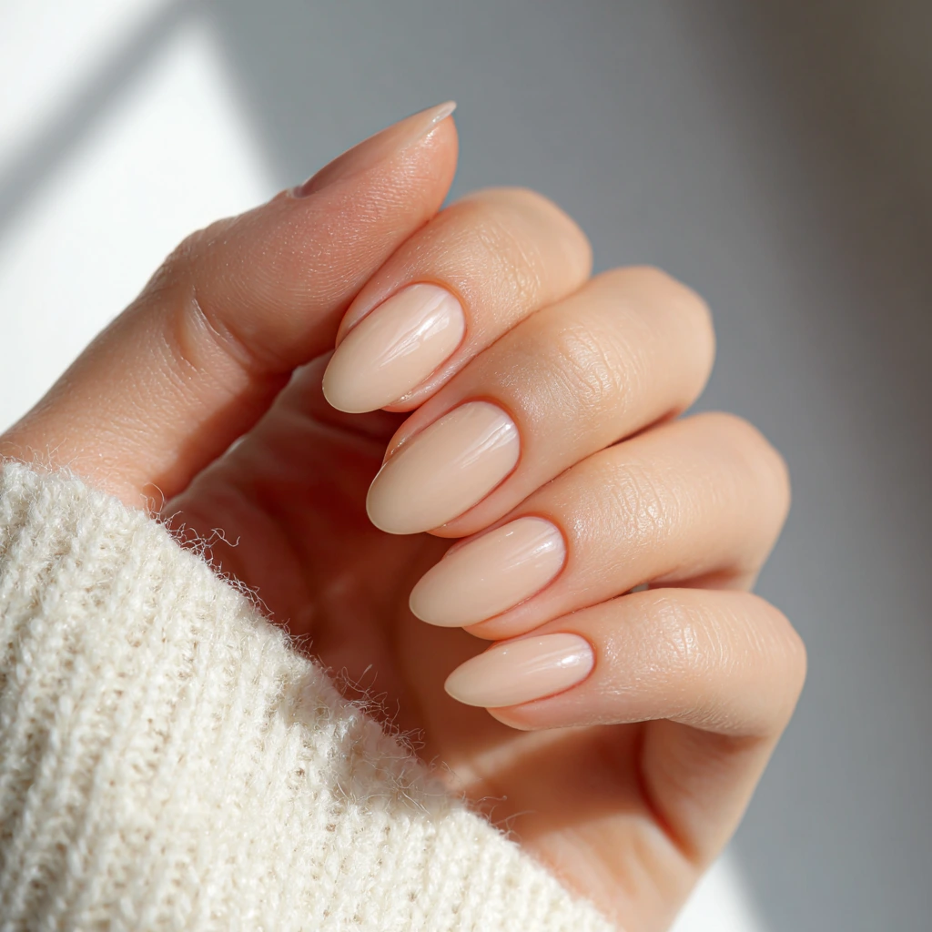 Minimalist Neutral Nails