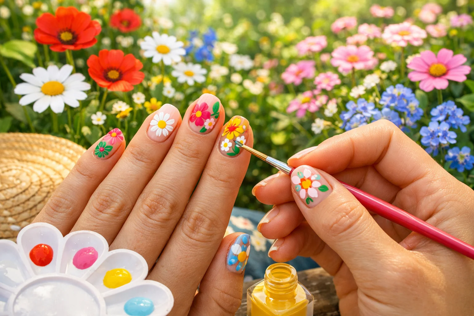 spring nail inspo