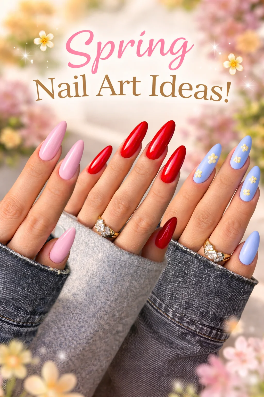 Fresh and Fun Spring Nails Acrylic Ideas to Try This Season