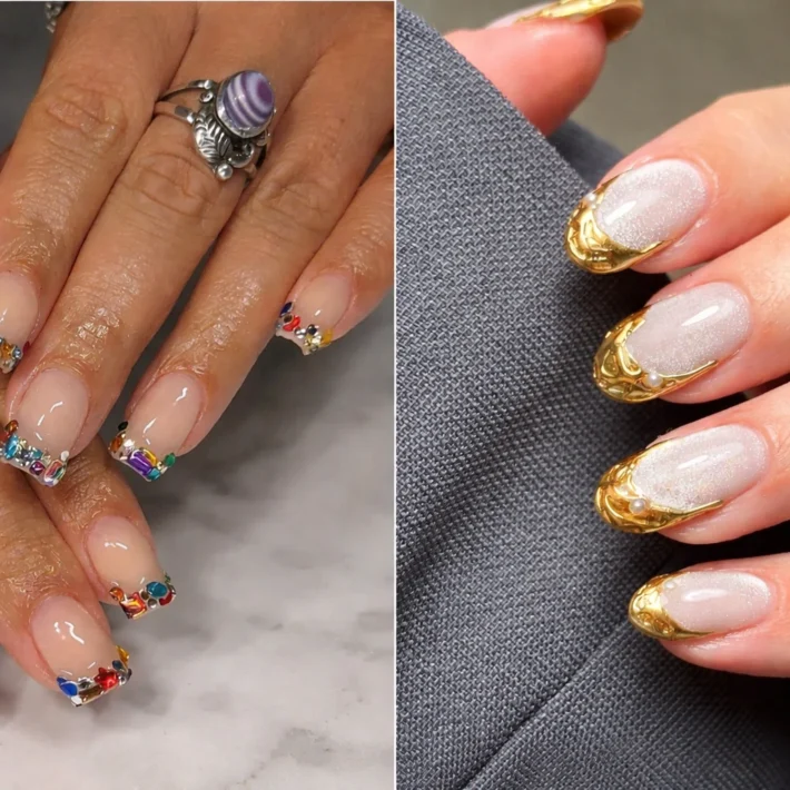 A collection of trendy nail inspo designs for 2026 showcasing chic art ideas.