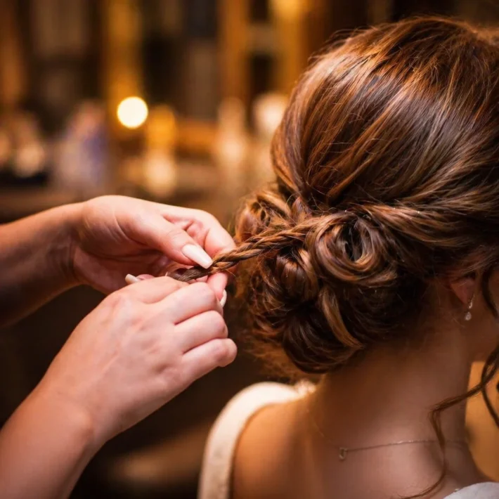 Various stunning prom hairstyles for different hair types and lengths.