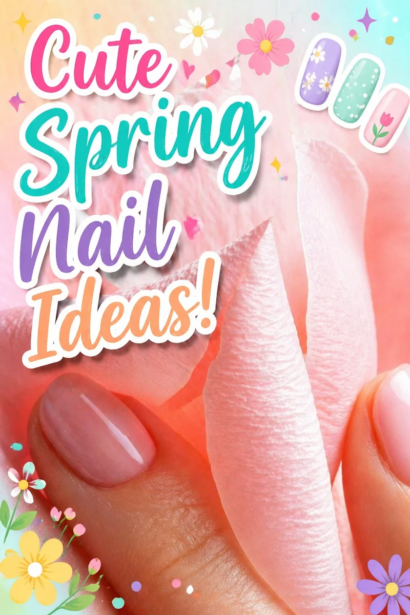 25 Adorable Cute Spring Nail Ideas to Try This Season!