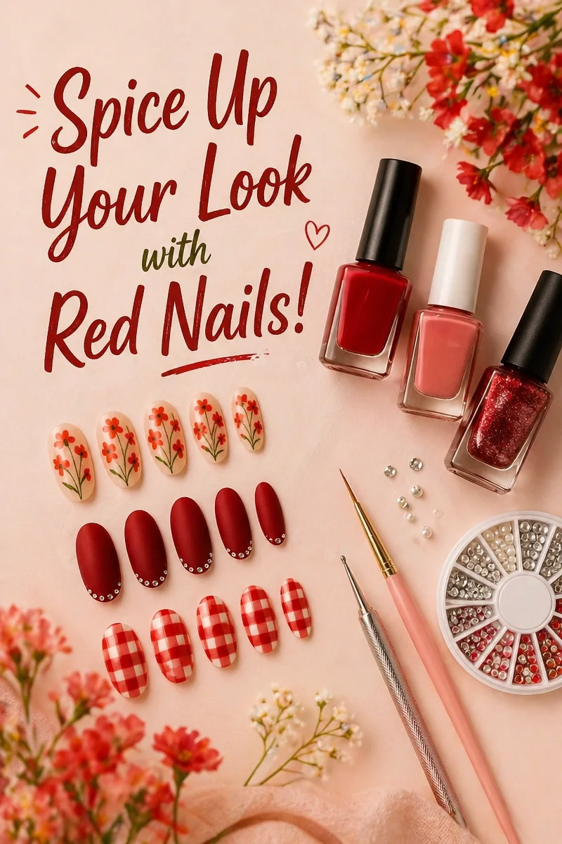 Spice Up Your Look with Red Spring Nails: Fresh Ideas & Trends