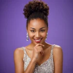 Beautiful prom hairstyles for Black women including curls, braids, and elegant buns.