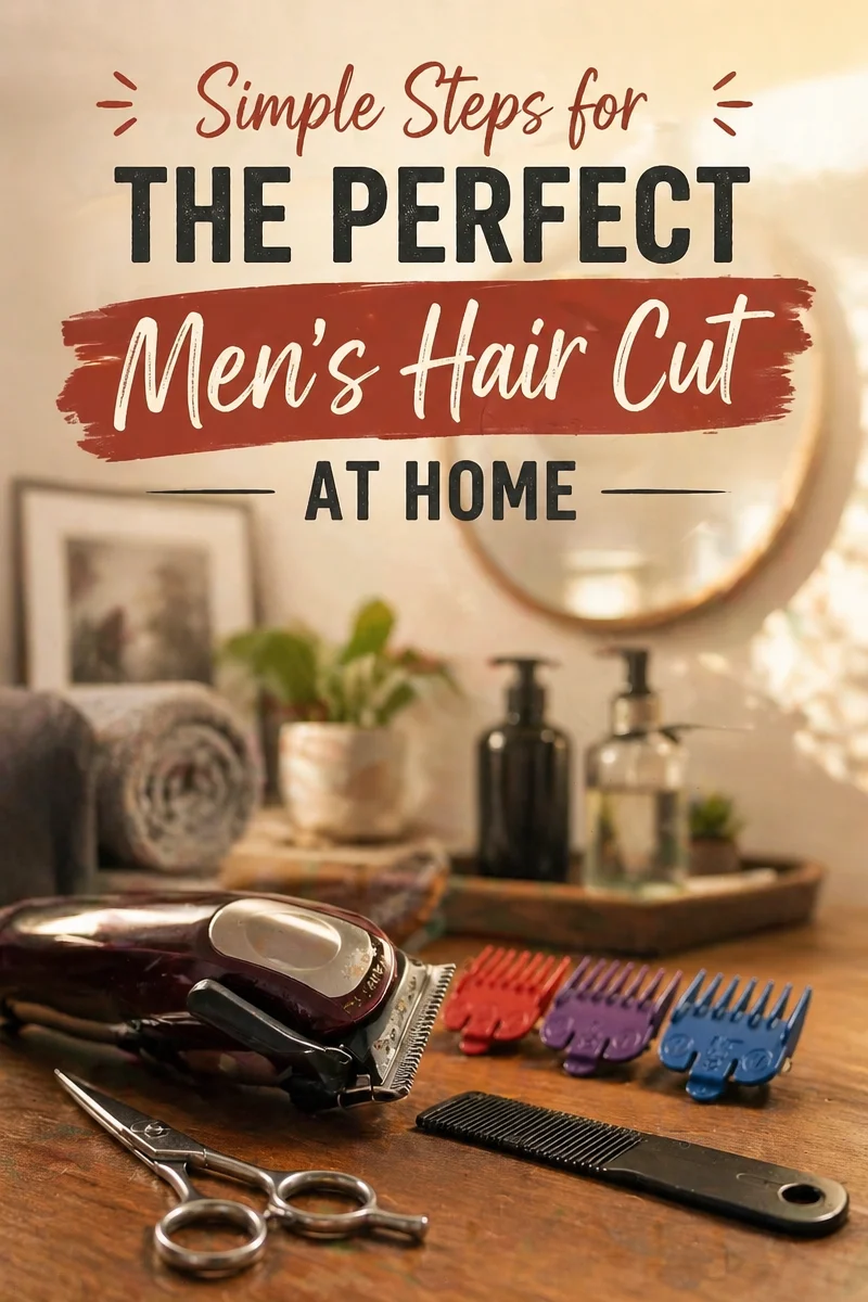 Simple Steps for the Perfect Men&rsquo;s Hair Cut at Home