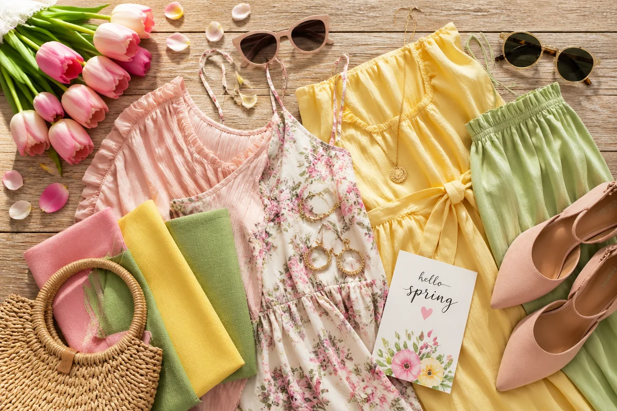 tulip field outfit