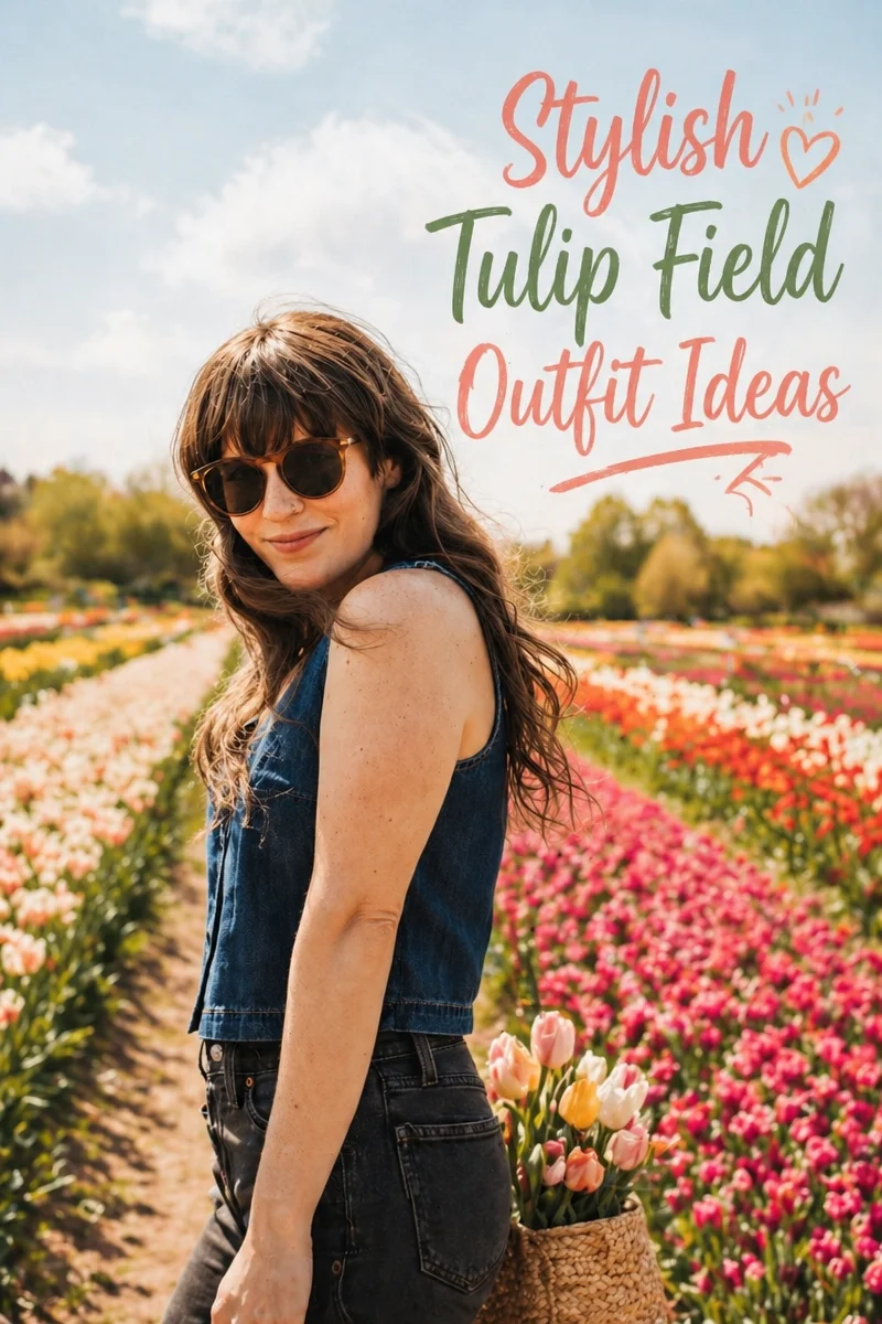 Stylish Tulip Field Outfit Ideas for Your Spring Photoshoot