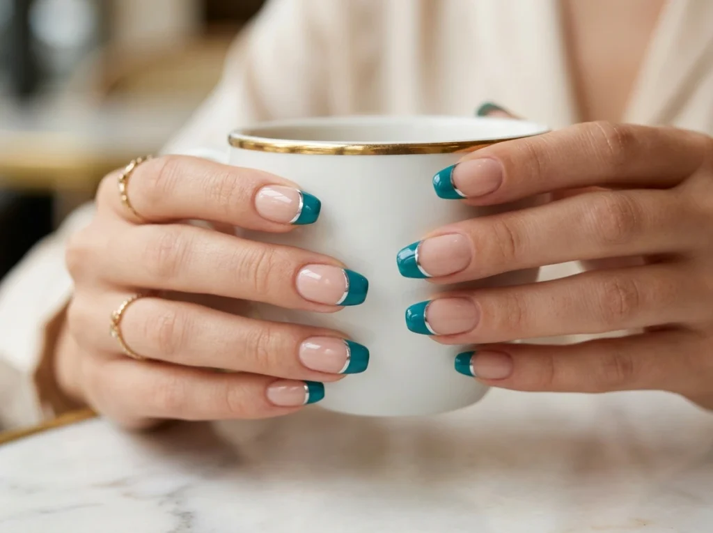 Teal Nails Teal Nails